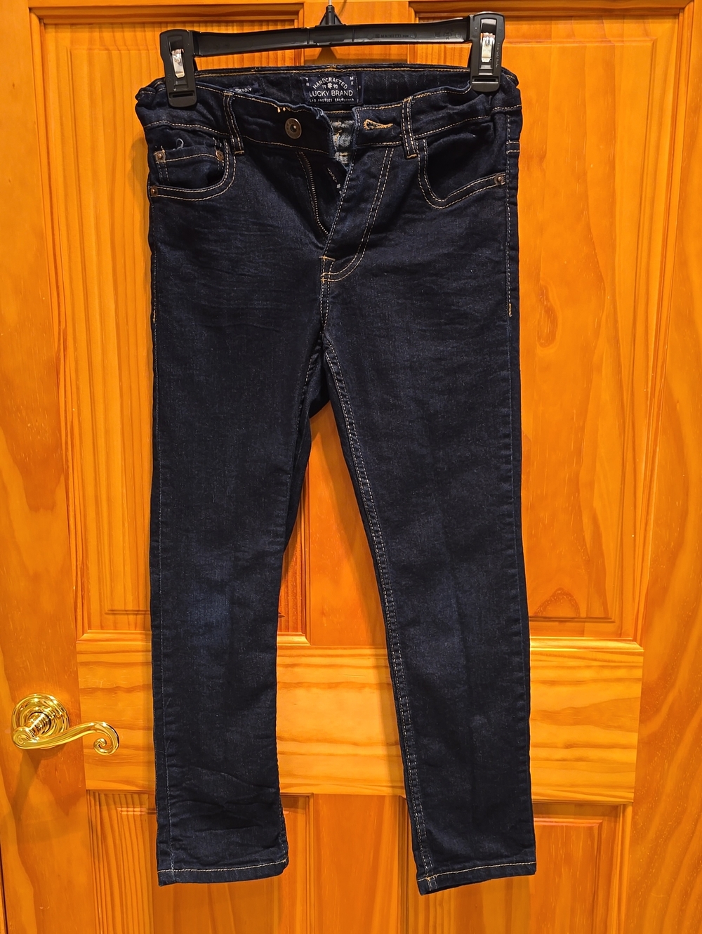 Lucky Brand Navy Skinny Jeans Size 8 Kids